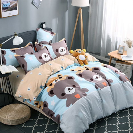 Ткань для постельного белья Бязь "Gold" Lux детская "Мишки" GLB173