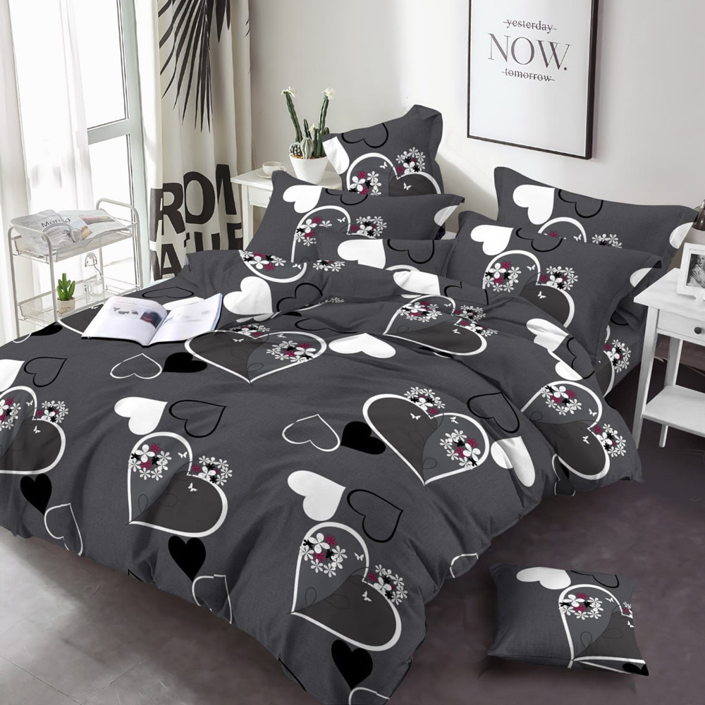 Тканина для постільної білизни Бязь "Gold" Lux GL3790grey