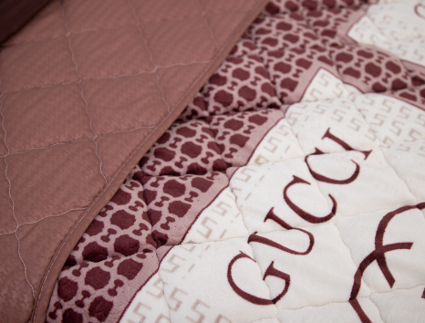 Евро флисовое стёганое покрывало №55007