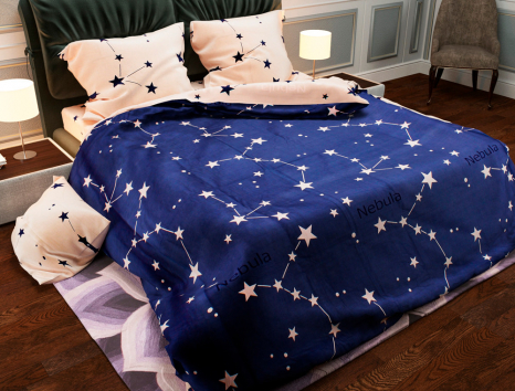 Двоспальний набір постільної білизни 180*220 із Бязі "Gold" №154135AB Черешенка™