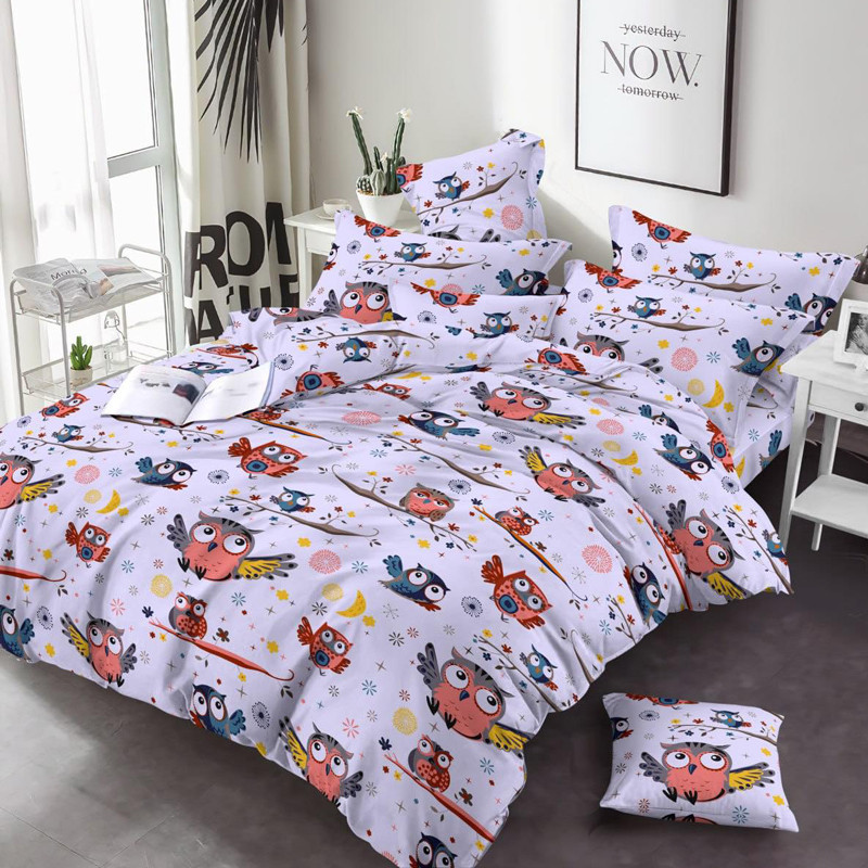 Ткань для постельного белья Бязь "Gold" Lux детская GLB312pink