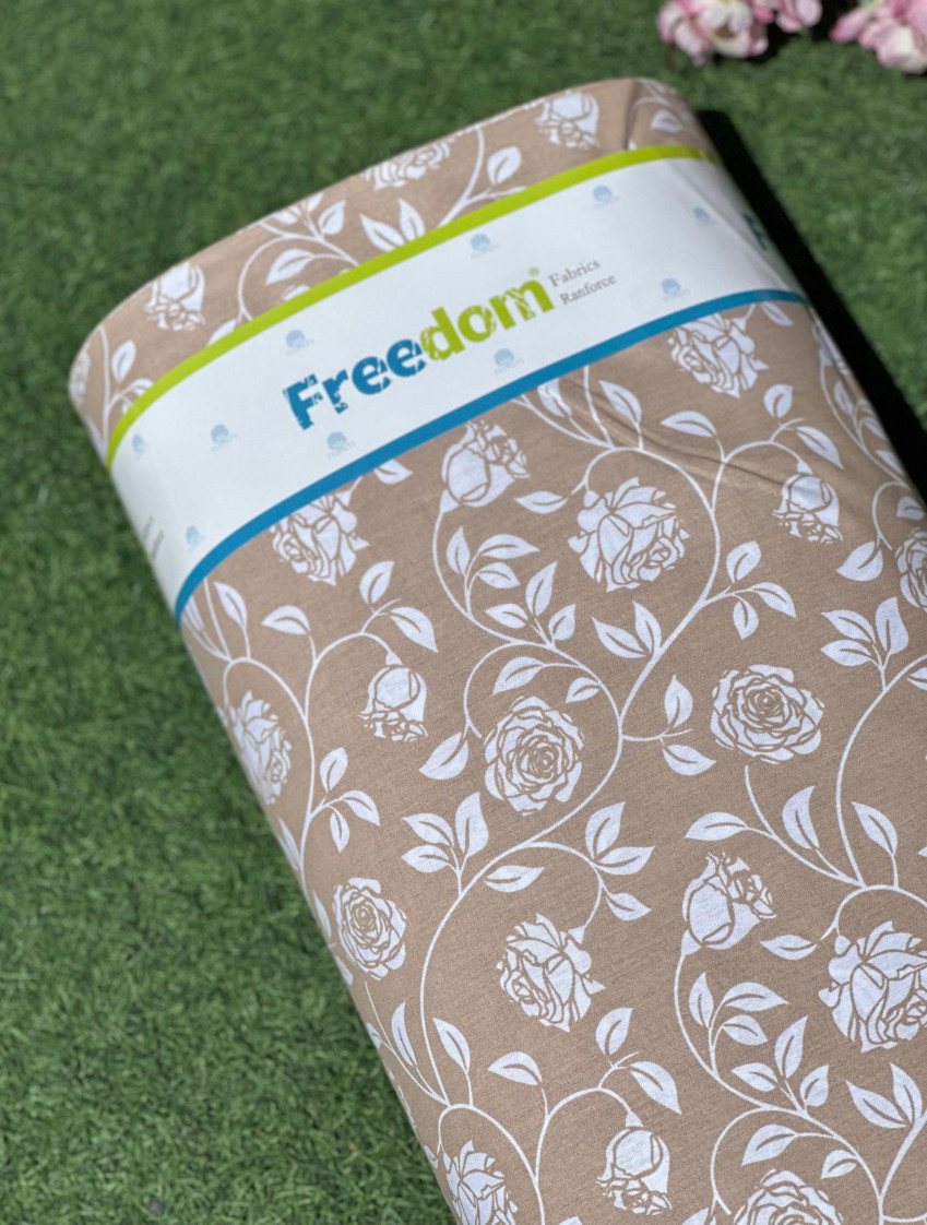 Ткань для постельного белья Ранфорс R-11-65beige (30м)