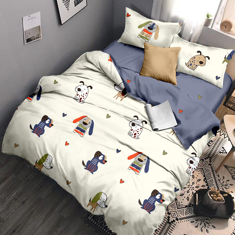 Полуторный набор постельного белья 150*220 из Бязи "Gold" №164201AB Черешенка™