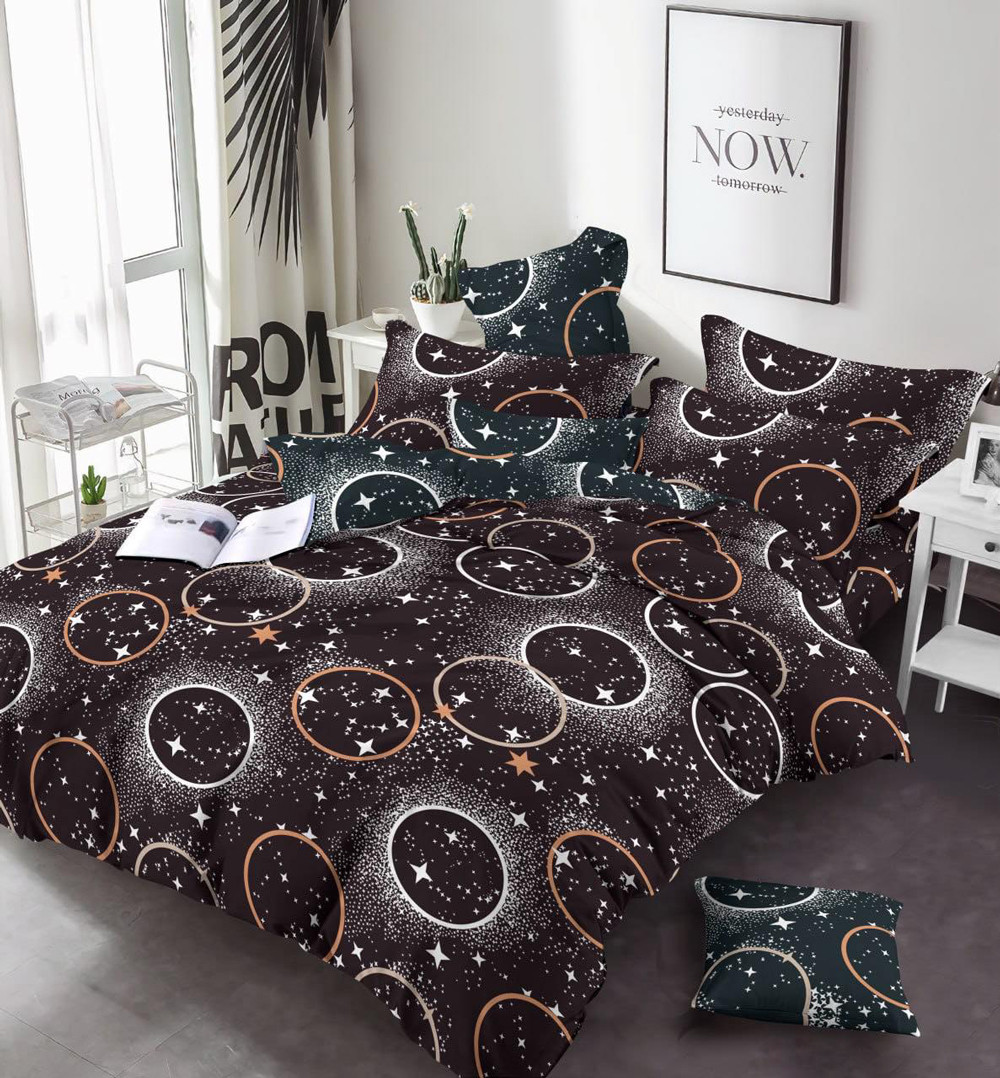 Тканина для постільної білизни Бязь "Gold" Lux GL17050brown