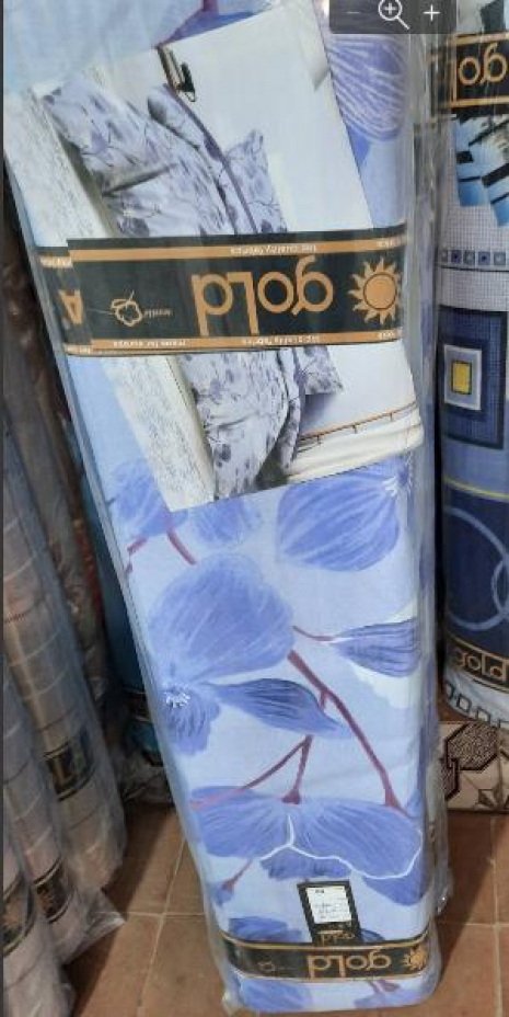 Ткань для постельного белья Бязь "Gold" Lux GL3588blue