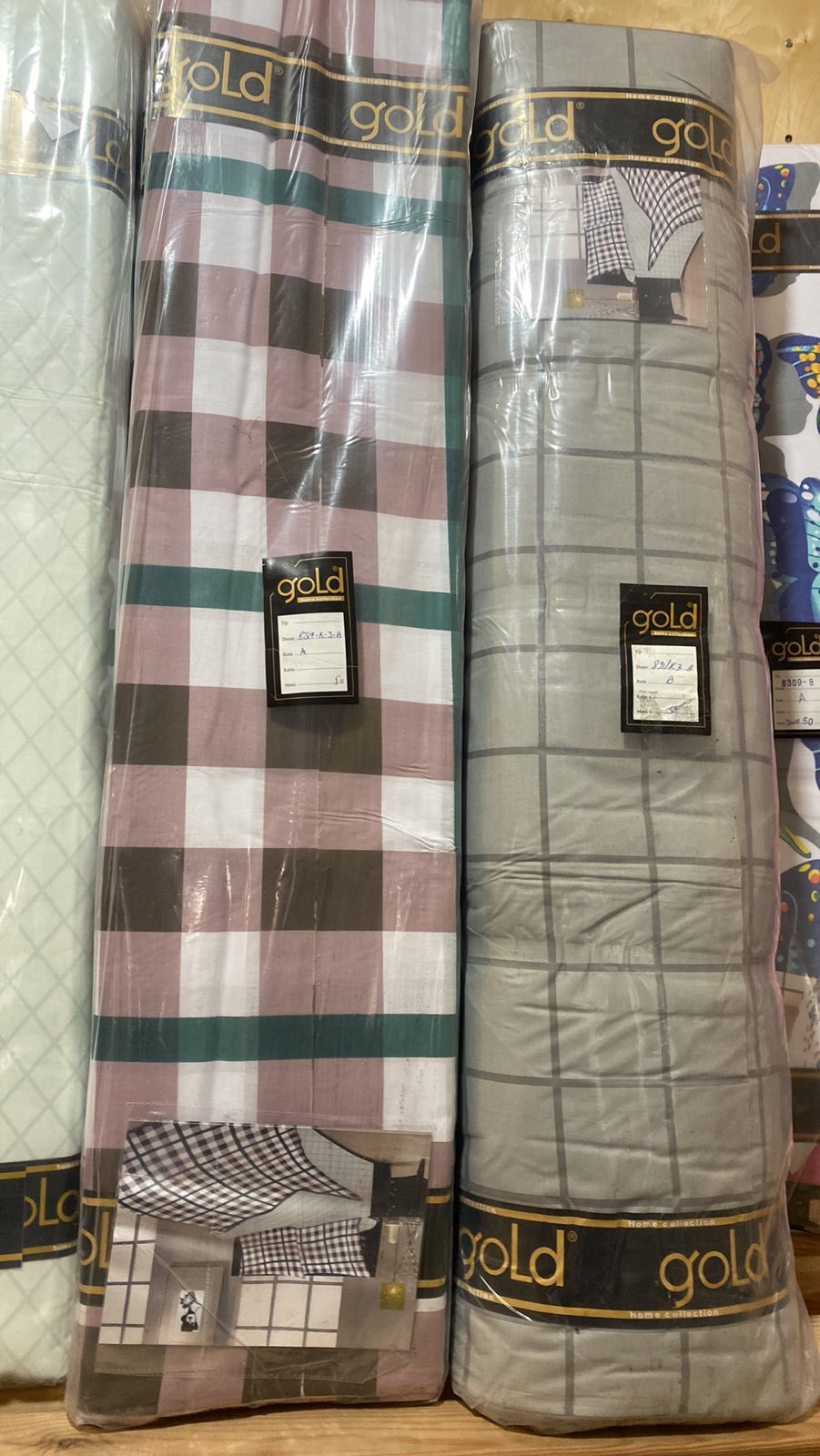 Тканина для постільної білизни Бязь "Gold" Lux GL1754 (A+B) - (50м+50м)