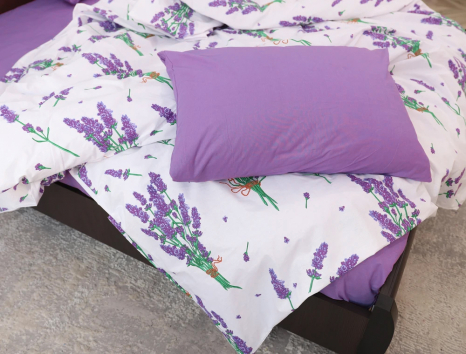 Двуспальный набор постельного белья 180*220 из Бязи "Gold" №152323AB Черешенка™