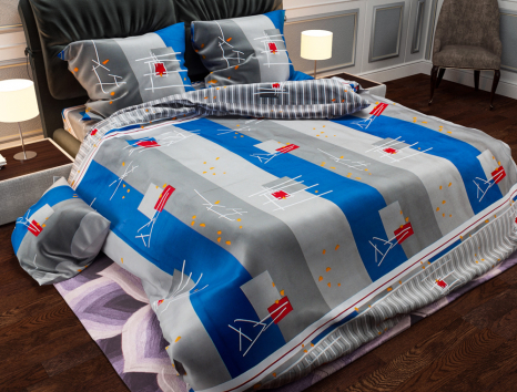 Тканина для постільної білизни Бязь "Gold" Lux GL4099