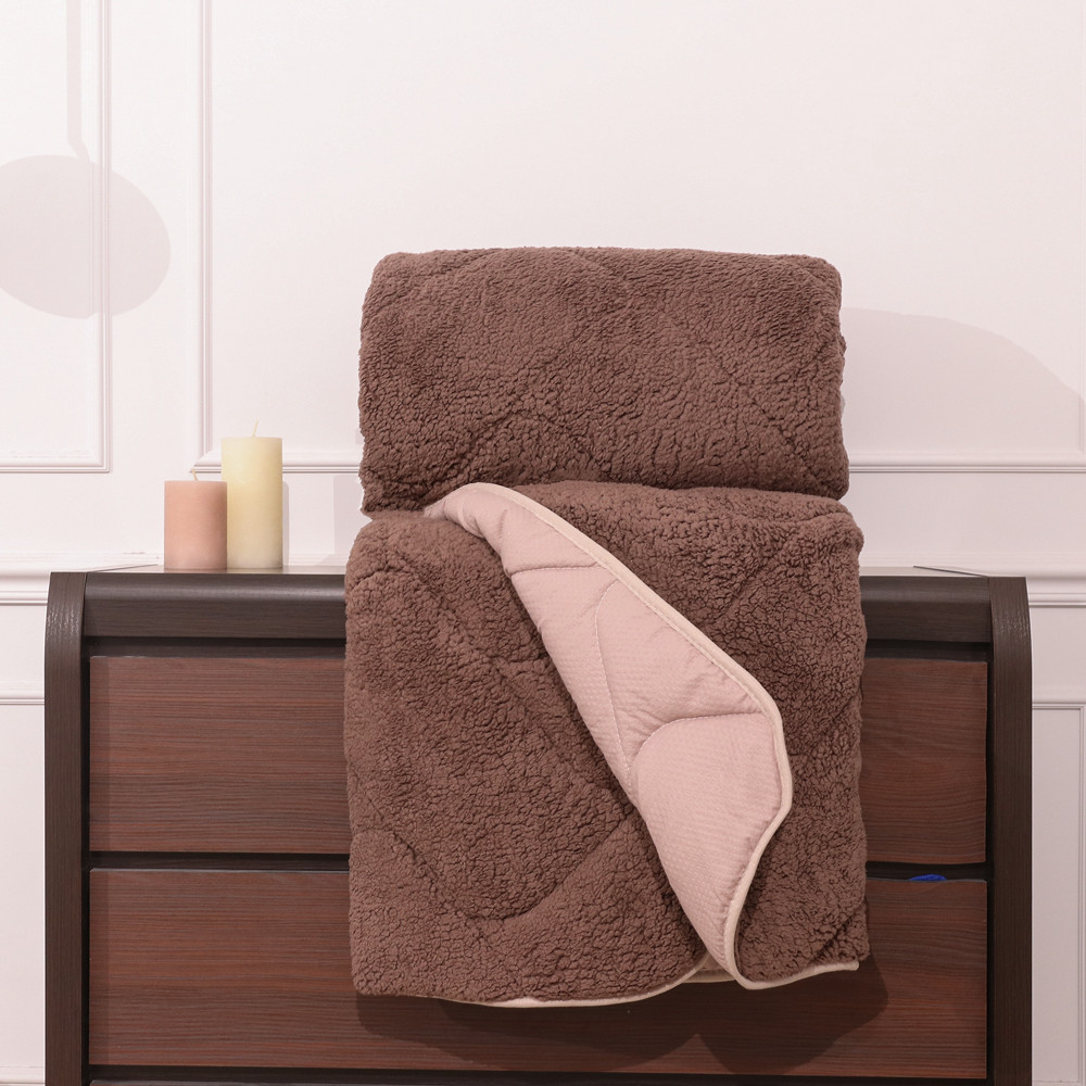 Полуторное одеяло-плед искусственный мех №45002