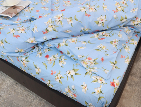 Семейный набор хлопкового постельного белья из Бязи "Gold" №154720 Черешенка™