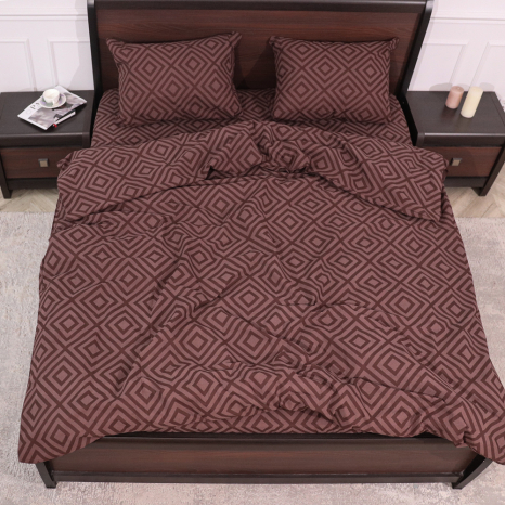 Семейный набор хлопкового постельного белья из Бязи "Gold" №151280 Черешенка™