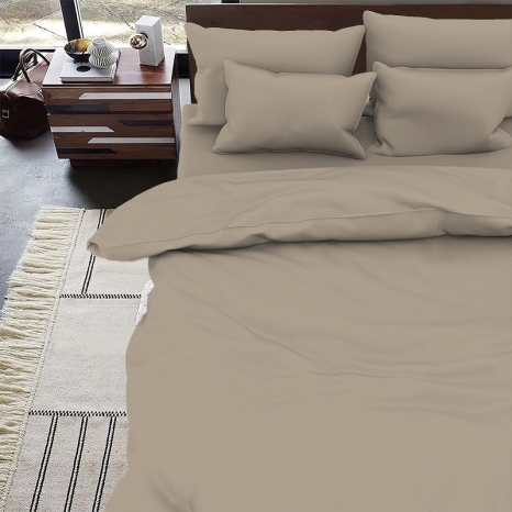 Ткань для постельного белья Сатин однотонная SN-OD-1-Beige-ST (50м)