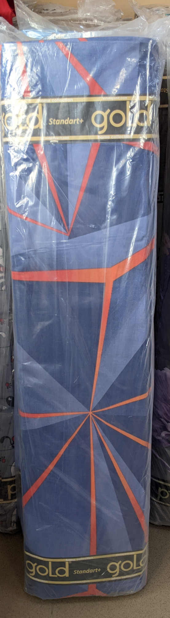 Ткань для постельного белья Бязь "Gold" Lux GL3547blue