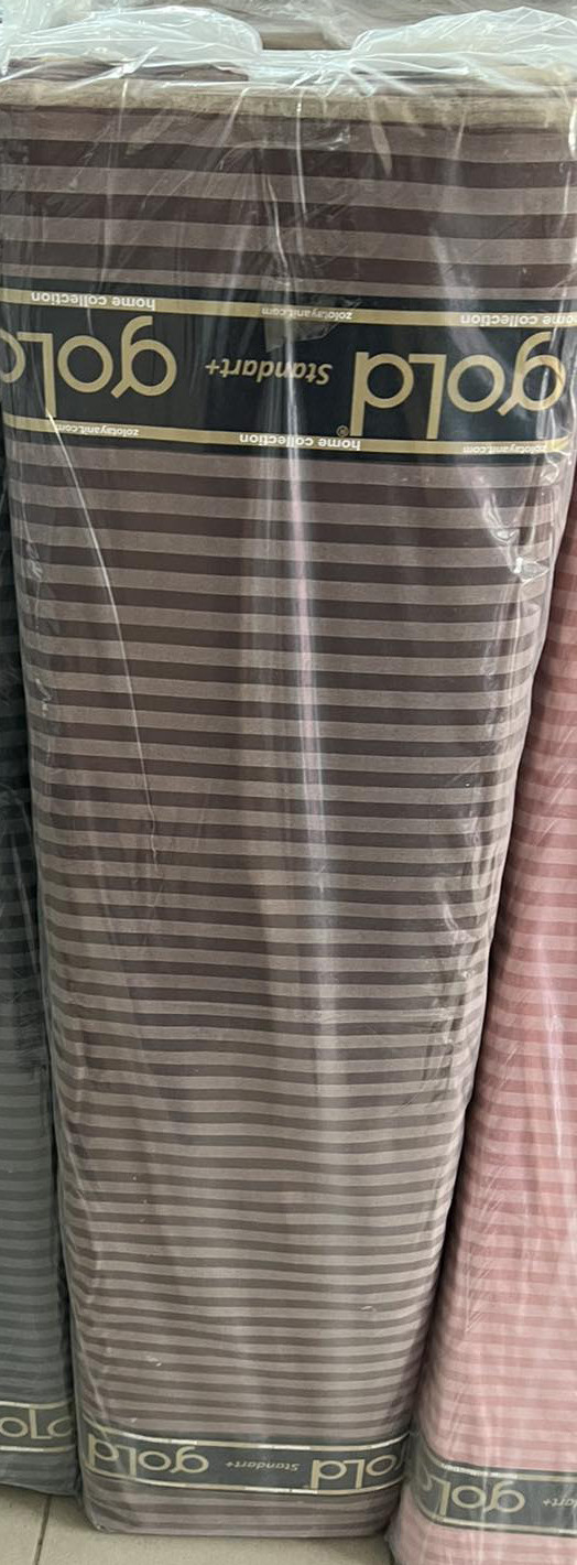 Тканина для постільної білизни Бязь "Gold" Lux однотонна GLS100Brown (50м)