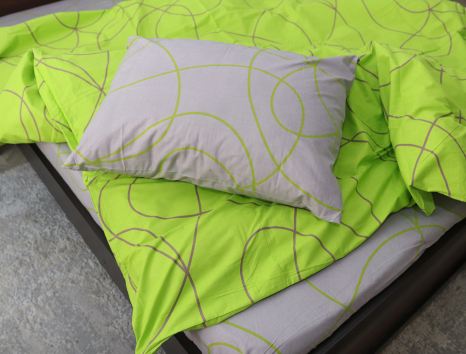 Полуторный набор постельного белья 150*220 из Бязи "Gold" №154149AB Черешенка™