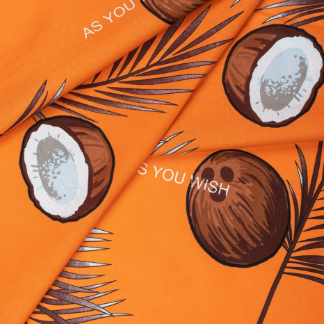 Ткань для постельного белья Бязь "Gold" Lux "КАК ХОЧЕШЬ" GL1412A