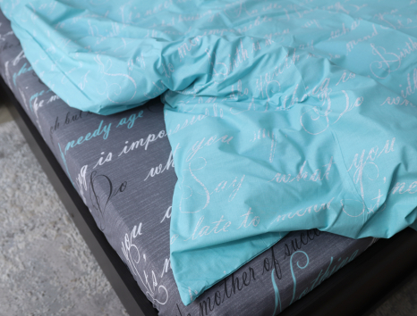 Семейный набор хлопкового постельного белья из Бязи "Gold" №157666AB Черешенка™