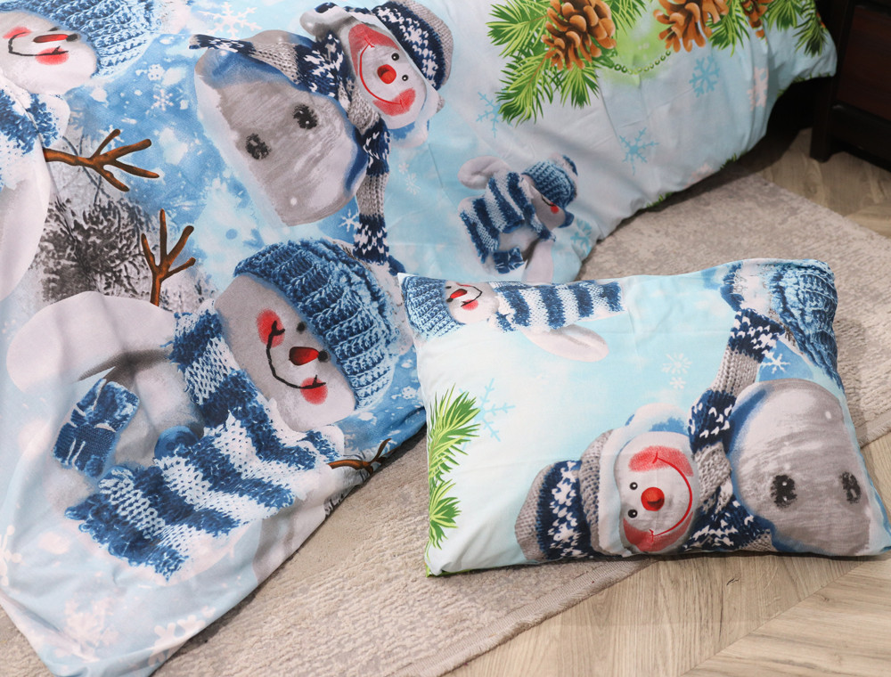 Полуторний набір постільної білизни 150*220 із Бязі "Gold" №157565 Черешенка™