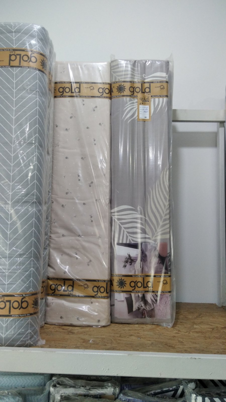 Ткань для постельного белья Бязь "Gold" Lux GL1955grey (A+B) - (50м+50м)