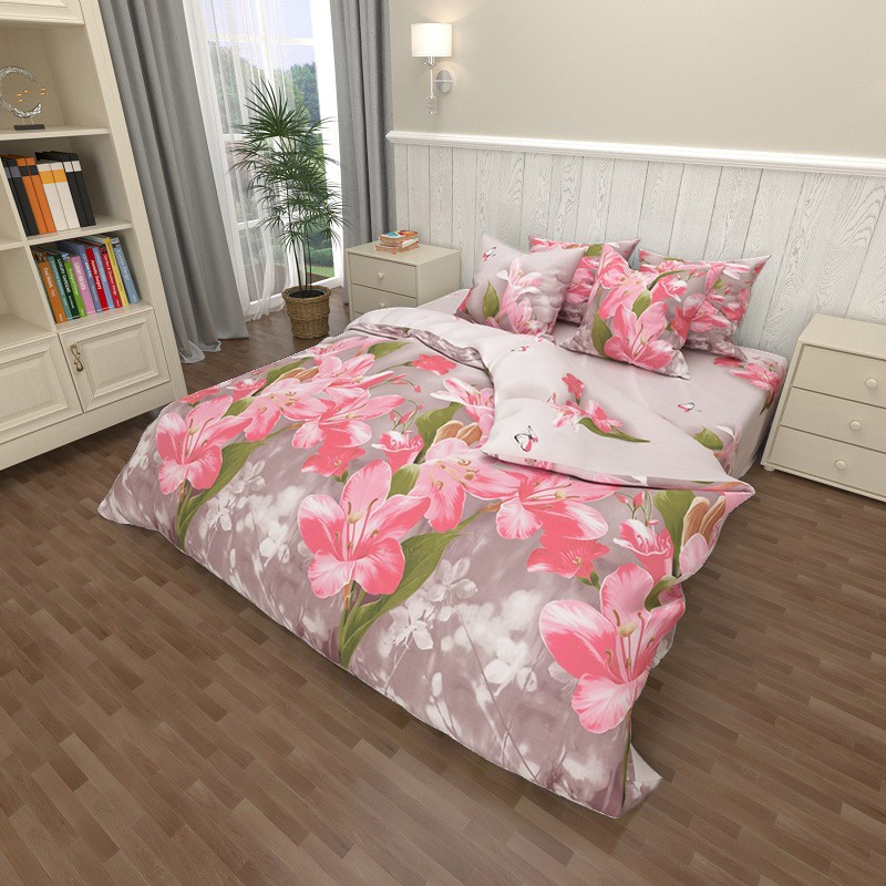 Ткань для постельного белья Бязь "Gold" Lux GL7618