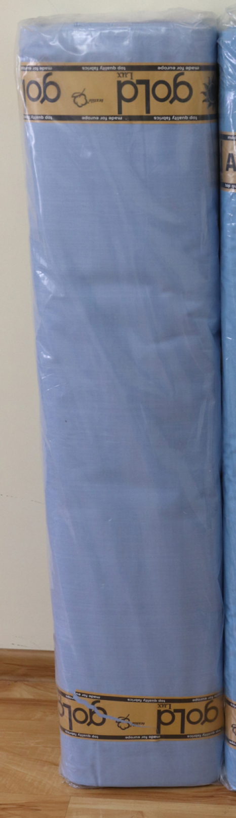 Тканина для постільної білизни Бязь "Gold" Lux однотонна GL3020skyblue (50м)