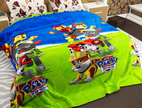 Полуторний флісовий плед №33528