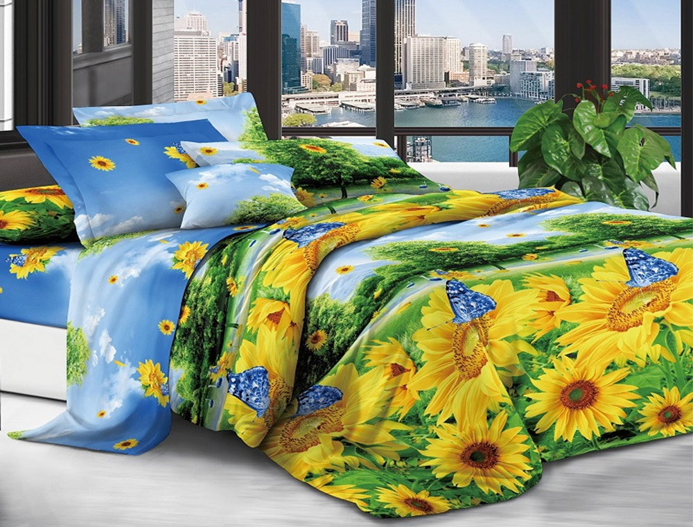 Евро набор постельного белья 200*220 из поликотона №201944 Черешенка™