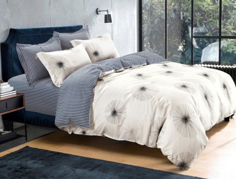 Євро-максі набір постільної білизни 200*220 із Бязі "Gold" №157305AB Черешенка™