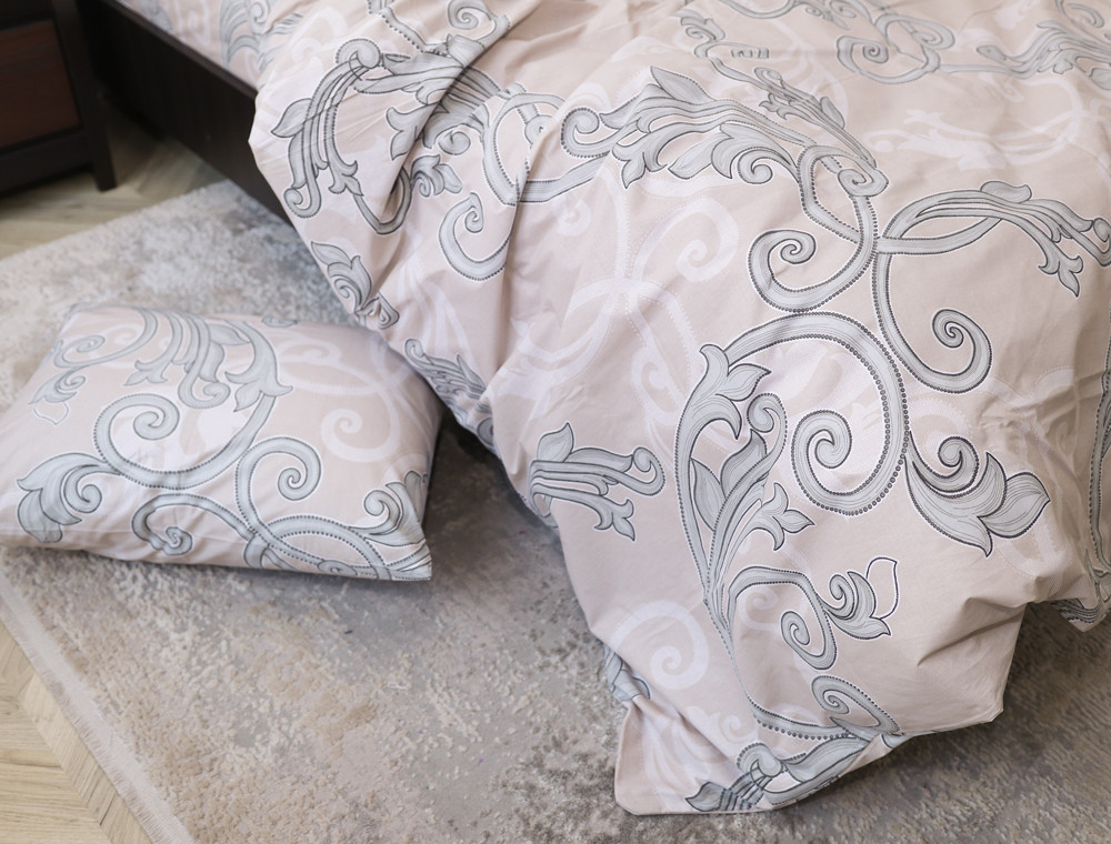 Двоспальний набір постільної білизни 180*220 із Бязі "Gold" №157135 Черешенка™