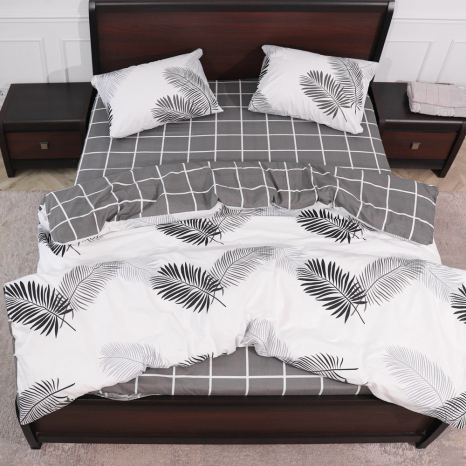 Двоспальний набір постільної білизни 180*220 із Бязі "Gold" №152603АВ Черешенка™