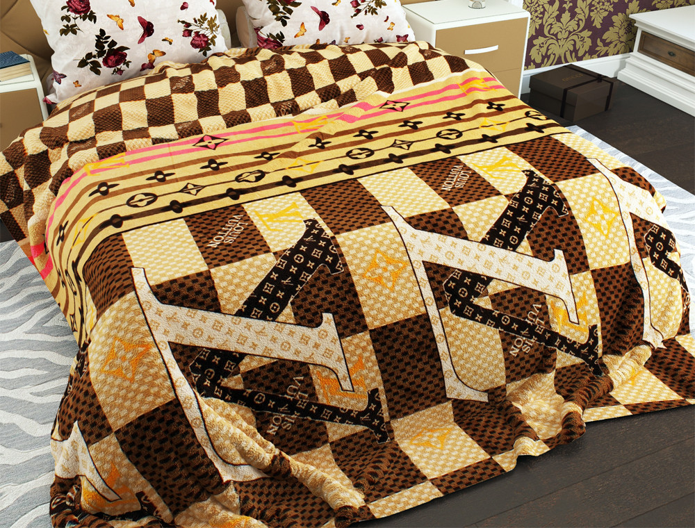 Двоспальний флісовий плед №33280