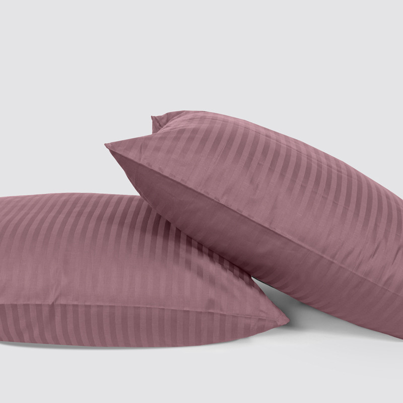 Полуторний набір постільної білизни 150*220 з Страйп Сатину №541610