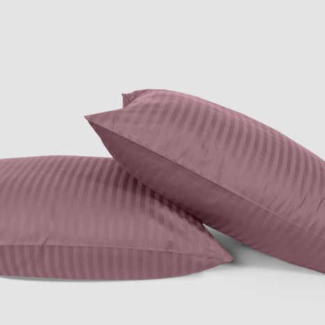 Полуторний набір постільної білизни 150*220 з Страйп Сатину №541610