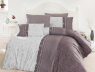 Семейный набор хлопкового постельного белья из Ранфорса Peitra Leylak First Choice™