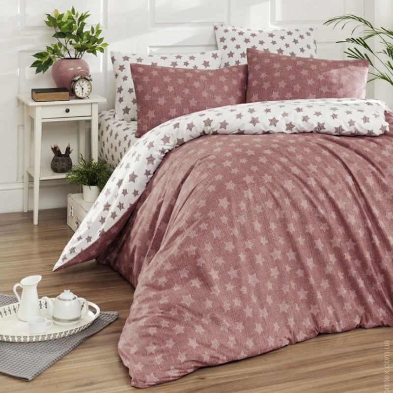 Полуторный набор постельного белья 160*220 из Ранфорса Light Gulkurusu First Choice™