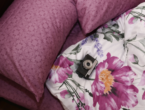 Сімейний набір постільної білизни із Сатину №056AB Черешенка™