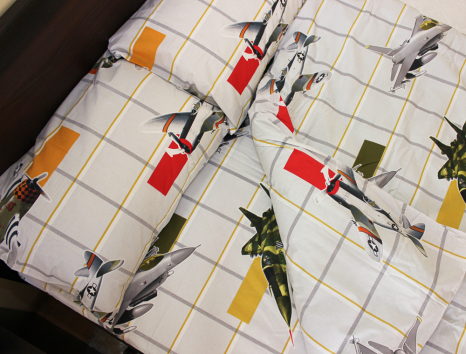 Полуторний набір постільної білизни 150*220 із Ранфорсу №172172 Черешенка™