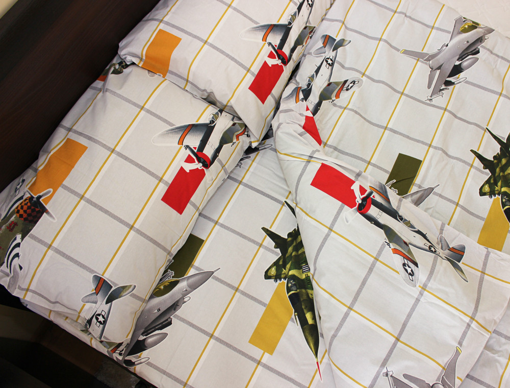 Полуторний набір постільної білизни 150*220 із Ранфорсу №172172 Черешенка™