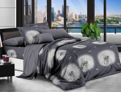 Евро макси набор постельного белья 200*220 из Ранфорса №181408AB Черешенка™