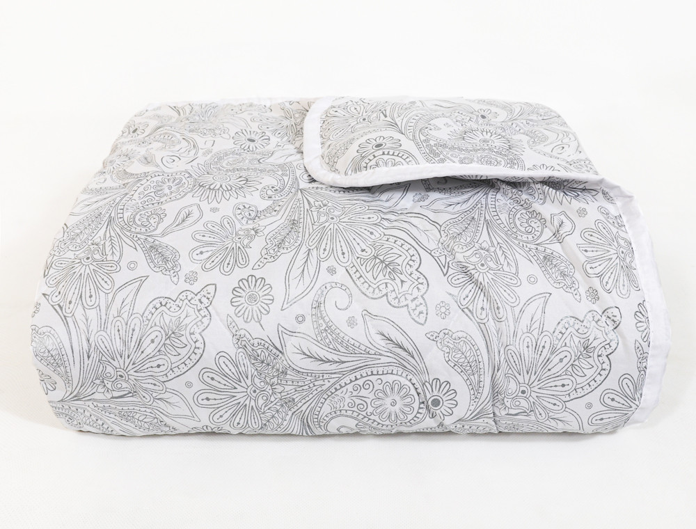 Полуторное летнее одеяло микрофибра/синтепон №41046