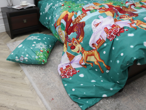 Семейный набор хлопкового постельного белья из Бязи "Gold" №153472 Черешенка™