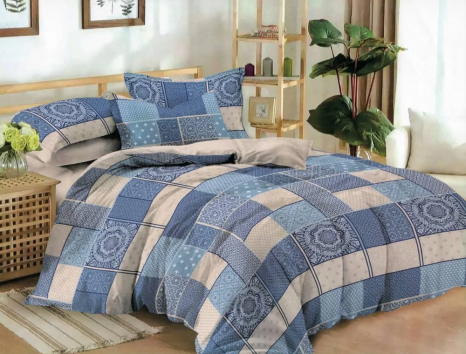 Сімейний набір постільної білизни із Сатину №011 Черешенка™