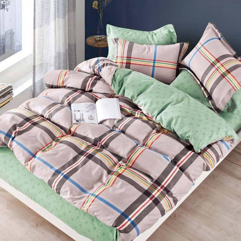 Двоспальний набір постільної білизни 180*220 із Бязі "Gold" №151900AB Черешенка™