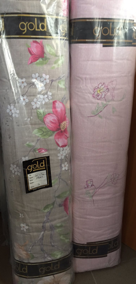Ткань для постельного белья Бязь "Gold" Lux "Лучший цветок" GL1476 (A+B) - (50м+50м)