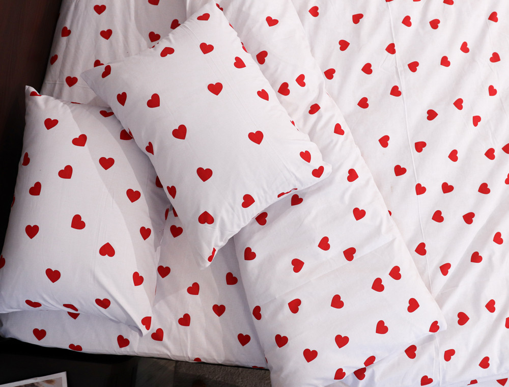 Двуспальный набор постельного белья 180*220 из Бязи "Gold" №151824 Черешенка™