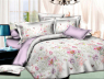 Семейный набор хлопкового постельного белья из Ранфорса №18041AB Черешенка™