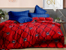 Семейный набор хлопкового постельного белья из Ранфорса №183289AB Черешенка™