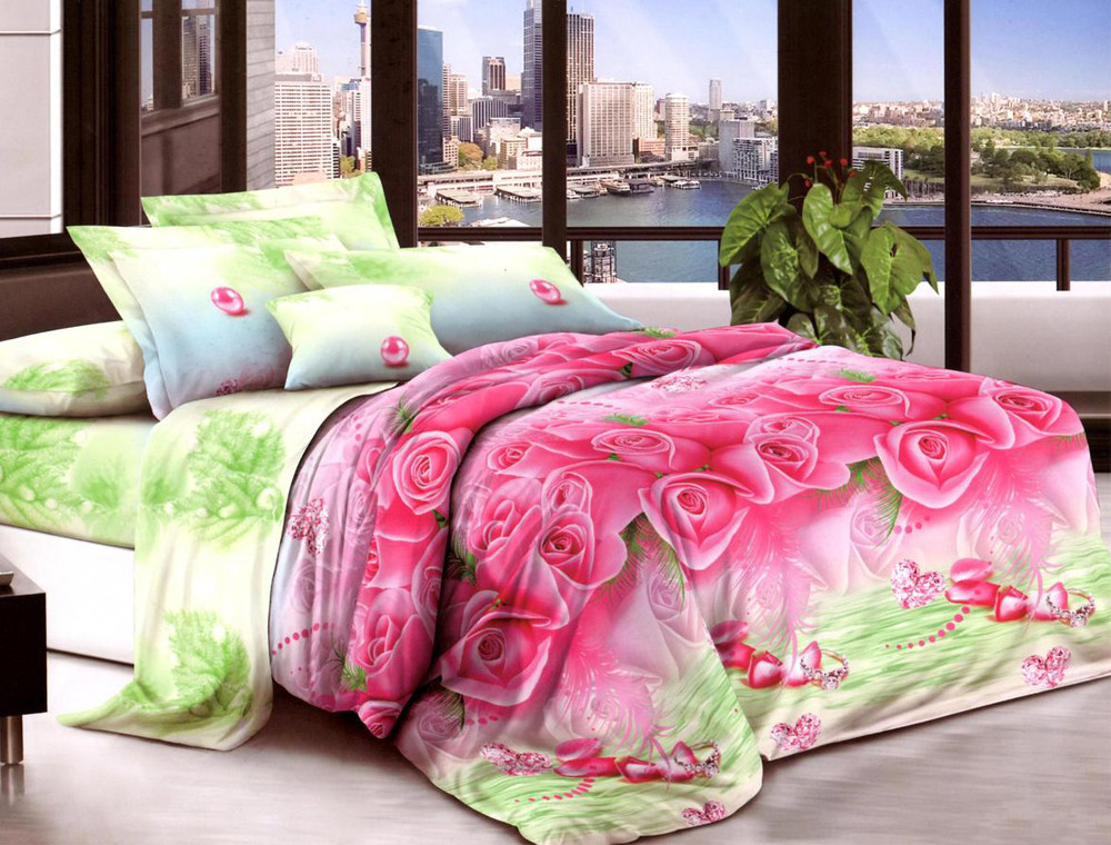 Сімейний набір постільної білизни із Ранфорсу №181052 Черешенка™