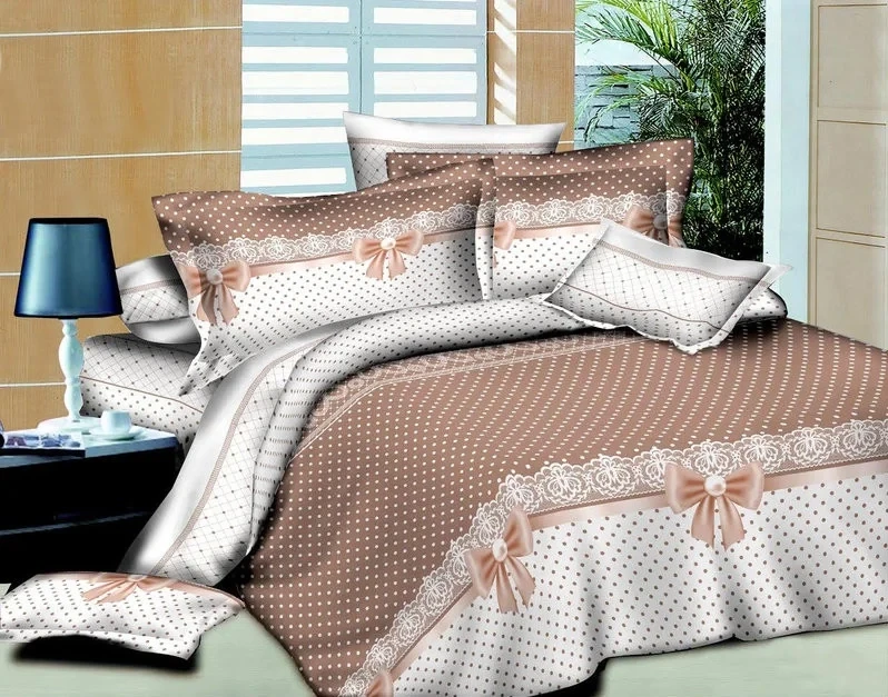 Тканина для постільної білизни Бязь "Gold" Lux "Святковий подарунок" GL016A