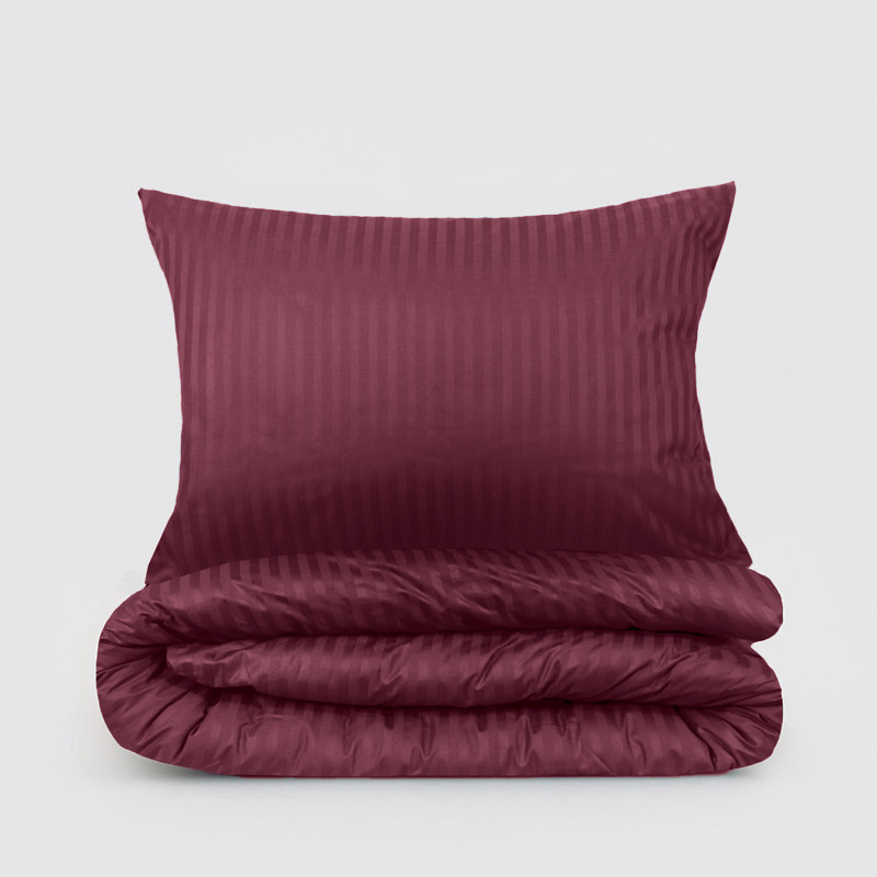 Евро макси набор постельного белья 200*220 из Страйп Сатина №541716